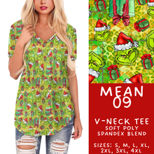 Load image into Gallery viewer, Batch #436 - Mr Mean 2 - Closes 10/24 - ETA early Dec - Mean 09 V-Neck Tee

