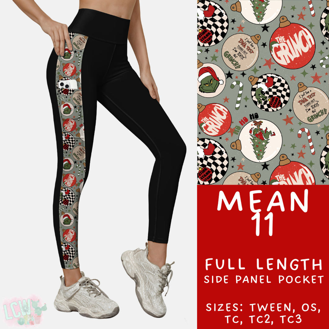 Batch #436 - Mr Mean 2 - Closes 10/24 - ETA early Dec - Mean 11 Pattern Side Pocket Leggings