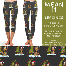 Load image into Gallery viewer, Batch #599 - Mr Mean 3 - Closes 10/16 - ETA early Dec - Mean 11 Full and Capri Length Leggings

