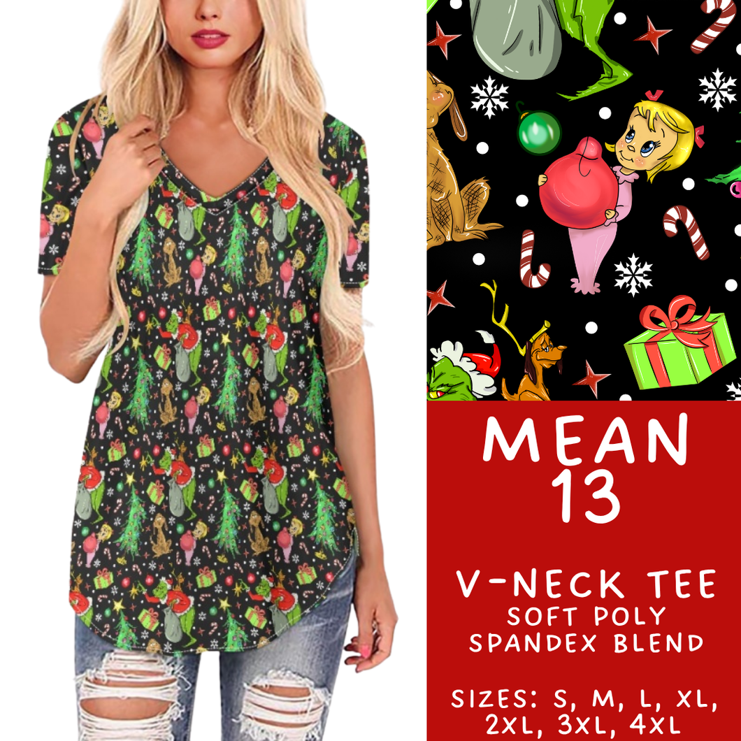Batch #436 - Mr Mean 2 - Closes 10/24 - ETA early Dec - Mean 13 V-Neck Tee