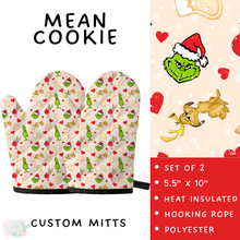 Load image into Gallery viewer, Batch #591 - Baking Spirits Bright 3 - Closes 9/28 - ETA mid/late Nov - Mean Cookie Oven Mitts
