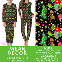 Load image into Gallery viewer, Batch #584 - Christmas Family Pajamas - Closes 9/11 - ETA mid Nov - Mean Decor Womens &amp; Kids Pajama Set
