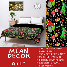 Load image into Gallery viewer, Batch #597 - Christmas Quilts - Closes 10/12 - ETA early Dec - Mean Decor Quilt
