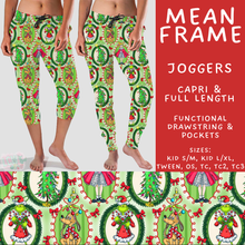 Load image into Gallery viewer, Batch #558 - Magical Character Christmas - Closes 7/20 - ETA mid/late Sept - Mean Frame Full and Capri Length Joggers
