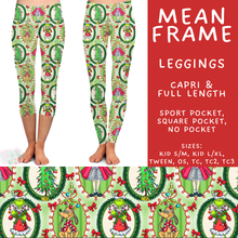 Load image into Gallery viewer, Batch #558 - Magical Character Christmas - Closes 7/20 - ETA mid/late Sept - Mean Frame Full and Capri Length Leggings
