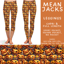 Load image into Gallery viewer, Batch #566 - Halloween 5 - Closes 8/7 - ETA early October - Mean Jacks Full and Capri Length Leggings
