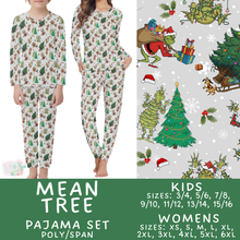 Load image into Gallery viewer, Batch #584 - Christmas Family Pajamas - Closes 9/11 - ETA mid Nov - Mean Tree Womens &amp; Kids Pajama Set
