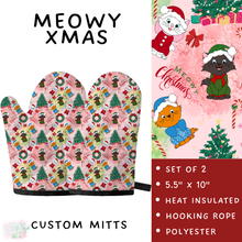 Load image into Gallery viewer, Batch #591 - Baking Spirits Bright 3 - Closes 9/28 - ETA mid/late Nov - Meowy Xmas Oven Mitts
