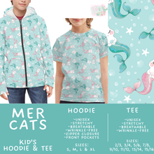 Load image into Gallery viewer, Batch #563 - Made for Play Collection - Closes 7/31 - ETA late Sept - Mer Cats Kid's Unisex Hoodie &amp; Tee

