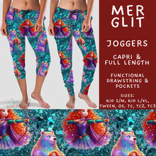 Load image into Gallery viewer, Batch #557 - Princess Glitter - Closes 7/17 - ETA mid Sept - Mer Glit Full and Capri Length Joggers
