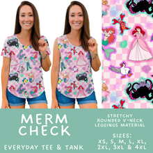 Load image into Gallery viewer, Batch #594 - Magical Faves 25 - Closes 10/5 - ETA early Dec - Merm Check Everyday Tank &amp; Tee
