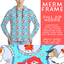 Load image into Gallery viewer, Batch #536 - Frames Collection - Closes 5/29 - ETA late July - Merm Frame Full Zip Hoodie
