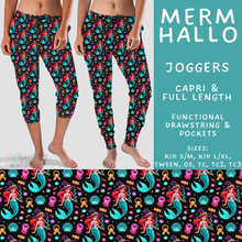 Load image into Gallery viewer, Batch #569 - Princess Halloween - Closes 8/14 - ETA early/mid Oct - Merm Hallo Full and Capri Length Joggers

