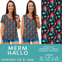 Load image into Gallery viewer, Batch #569 - Princess Halloween - Closes 8/14 - ETA early/mid Oct - Merm Hallo Everyday Tank &amp; Tee
