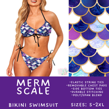 Load image into Gallery viewer, Batch #543 - Pool Party 2 - Closes 6/15 - ETA early/mid August - Merm Scale Women's 2 Piece Bikini
