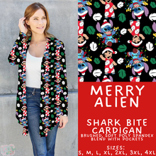 Load image into Gallery viewer, Batch #434 - Magical Christmas - Closes 10/22 - ETA early Dec - Merry Alien Cardigan
