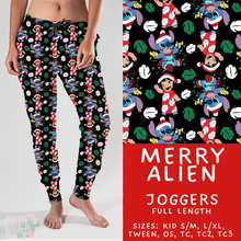 Load image into Gallery viewer, Batch #434 - Magical Christmas - Closes 10/22 - ETA early Dec - Merry Alien Joggers
