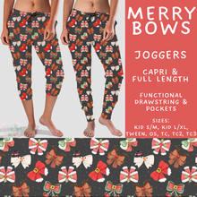 Load image into Gallery viewer, Batch #595 - Christmas Spirit 2 - Closes 10/7 - ETA early Dec - Merry Bows Full and Capri Length Joggers
