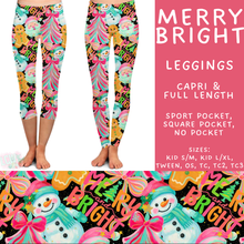Load image into Gallery viewer, Batch #565 - Christmas in July 2 - Closes 8/5 - ETA early October - Merry Bright Full and Capri Length Leggings
