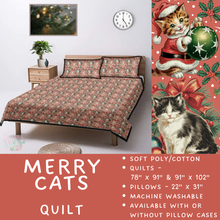 Load image into Gallery viewer, Batch  #410 - Cozy Quilts - Closes 9/10 - ETA late October - Merry Cats Quilt
