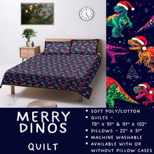 Load image into Gallery viewer, Batch  #410 - Cozy Quilts - Closes 9/10 - ETA late October - Merry Dinos Quilt

