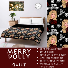 Load image into Gallery viewer, Batch #597 - Christmas Quilts - Closes 10/12 - ETA early Dec - Merry Dolly Quilt
