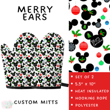 Load image into Gallery viewer, Batch #591 - Baking Spirits Bright 3 - Closes 9/28 - ETA mid/late Nov - Merry Ears Oven Mitts
