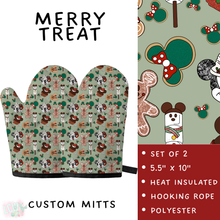 Load image into Gallery viewer, Batch #591 - Baking Spirits Bright 3 - Closes 9/28 - ETA mid/late Nov - Merry Treat Oven Mitts
