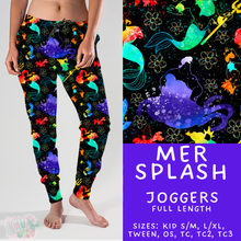 Load image into Gallery viewer, Ready to Ship - Mer Splash Joggers - TC2
