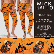 Load image into Gallery viewer, Batch #567 - Magical Character Halloween - Closes 8/10 - ETA early Oct - Mick Hallo Full and Capri Length Joggers
