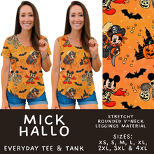 Load image into Gallery viewer, Batch #567 - Magical Character Halloween - Closes 8/10 - ETA early Oct - Mick Hallo Everyday Tank &amp; Tee
