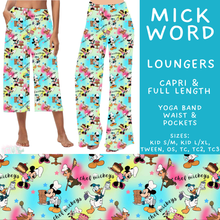 Load image into Gallery viewer, Batch #608 - Magic in Words - Closes 11/4 - ETA early Jan - Mick Word Capri and Full Length Loungers
