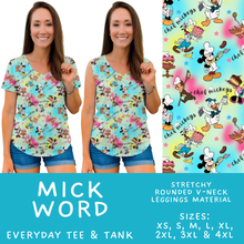 Load image into Gallery viewer, Batch #608 - Magic in Words - Closes 11/4 - ETA early Jan - Mick Word Everyday Tank &amp; Tee
