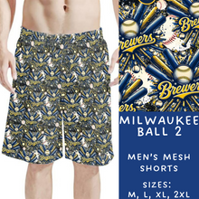 Load image into Gallery viewer, Batch #310 - Men&#39;s Baseball Shorts - Closes 3/26 - ETA mid/late May - Milwaukee Ball 2 Men&#39;s Shorts
