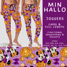 Load image into Gallery viewer, Batch #567 - Magical Character Halloween - Closes 8/10 - ETA early Oct - Min Hallo Full and Capri Length Joggers

