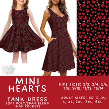 Load image into Gallery viewer, Batch #452 - Mom &amp; Me Love - Closes 11/21 - ETA early Jan - Mini Hearts Women&#39;s &amp; Girl&#39;s Tank Dress
