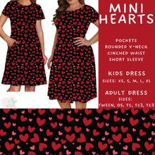 Load image into Gallery viewer, Batch #452 - Mom &amp; Me Love - Closes 11/21 - ETA early Jan - Mini Hearts Womens &amp; Girls Dresses
