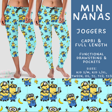 Load image into Gallery viewer, Batch #555 - Cool Characters 7 - Closes 7/13 - ETA mid Sept - Min Nanas Full and Capri Length Joggers
