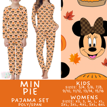 Load image into Gallery viewer, Batch #580 - Fall Family Pajamas 2 - Closes 9/4 - ETA early Nov - Min Pie Women's &amp; Kid's Pajama Set
