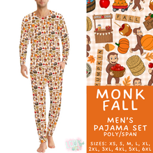 Load image into Gallery viewer, Batch #580 - Fall Family Pajamas 2 - Closes 9/4 - ETA early Nov - Monk Fall Men's Pajama Set
