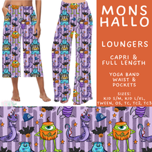 Load image into Gallery viewer, Batch #567 - Magical Character Halloween - Closes 8/10 - ETA early Oct - Mons Hallo Capri and Full Length Loungers
