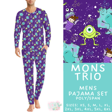 Load image into Gallery viewer, Batch #590 - Magical Family Pajamas - Closes 9/18 - ETA mid Nov - Mons Trio Men's Pajama Set
