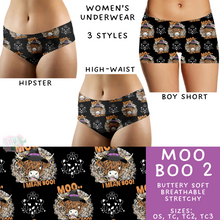 Load image into Gallery viewer, Ready To Ship - Moo Boo 2 Women&#39;s Underwear - Boy Short OS &amp; TC2
