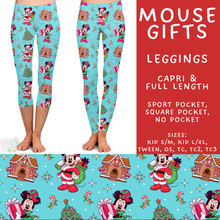 Load image into Gallery viewer, Batch #558 - Magical Character Christmas - Closes 7/20 - ETA mid/late Sept - Mouse Gifts Full and Capri Length Leggings
