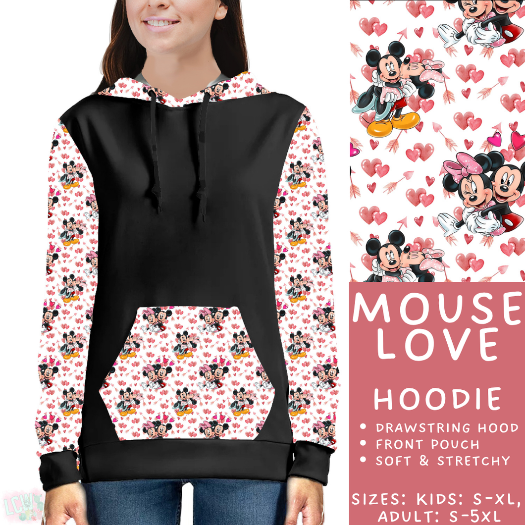 Batch #457 - Magical Character Love Collection - Closes 12/1 - ETA mid Jan - Mouse Love Hoodie