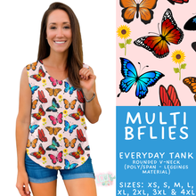 Load image into Gallery viewer, Batch #547 - Set in Style Collection - Closes 6/24 - ETA late August - Multi BFlies Everyday Tank
