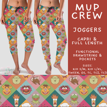 Load image into Gallery viewer, Batch #555 - Cool Characters 7 - Closes 7/13 - ETA mid Sept - Mup Crew Full and Capri Length Joggers
