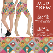 Load image into Gallery viewer, Batch #555 - Cool Characters 7 - Closes 7/13 - ETA mid Sept - Mup Crew Biker &amp; Jogger Shorts
