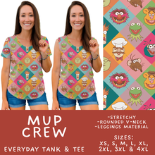 Load image into Gallery viewer, Batch #555 - Cool Characters 7 - Closes 7/13 - ETA mid Sept - Mup Crew Everyday Tank &amp; Tee
