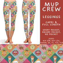 Load image into Gallery viewer, Batch #555 - Cool Characters 7 - Closes 7/13 - ETA mid Sept - Mup Crew Full and Capri Length Leggings
